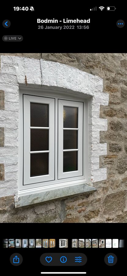 A finished external door installation for a Cornwall home